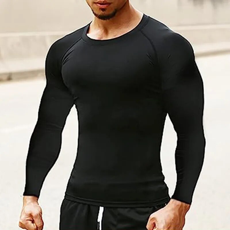 Jujutsu Kaisen 3D Print Compression Shirts for Men Gym Workout Fitness Undershirt Athletic Quick Dry Long Sleeve Tops Sportswear