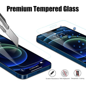 2PCS 3D HD Clear Anti Shock Phone Tempered Glass Screen Protector For iPhone 12 11 15 13 14 Pro Max X XR XS Max 7 8Plus