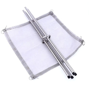 Stainless Steel Brackets Mesh Fire Pit Portable Outdoor Fire Pit Foldable Camping Fire Barbecue Metal Stand