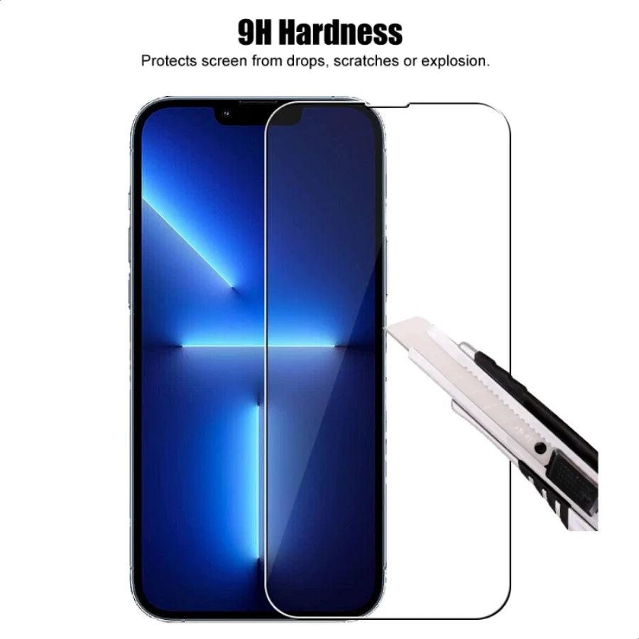 3+3 Tempered Glass Phone Screen Protector and 3D Camera Lens For iPhone 15 14 Plus 13 Pro Max 12 Mini 11