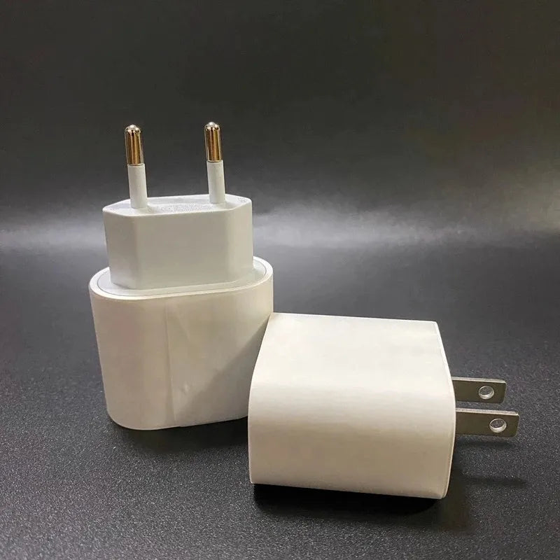 10pcs/lot 20W Charger PD Fast Charging USB-C Power Adapter For iPhone 15 14 13 12 11 Pro Max XR XS Type-C Wall Charger