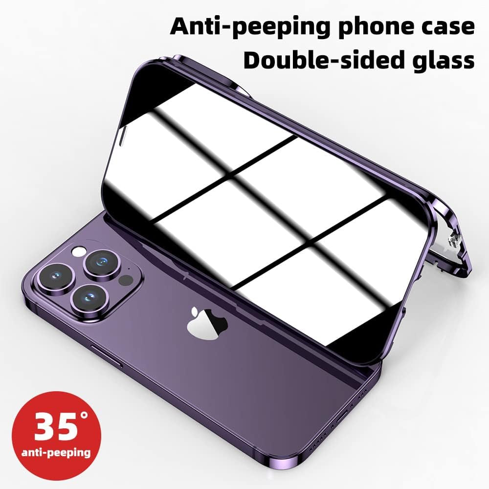 Anti-Peep Privacy Magnetic Adsorption Case for iPhone